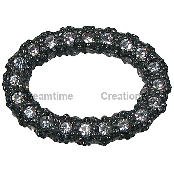 Beadelle® Pavé Oval Rings